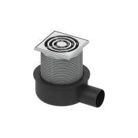 Трап TECE TECEdrainpoint S50 низкий горизонтальный Хром матовый 3601050
