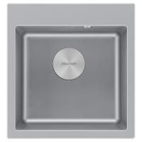 Мойка KANTE 50, IT-GRANIT, PM105152-GRM , серый металлик, 510х520, Paulmark