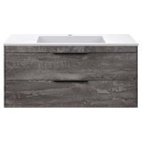 Тумба под раковину Vincea Chiara 2D 1000 подвесная, 2 выкатных ящика soft-close, G.Stone