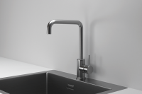 Смеситель для кухни Granula Kitchen Space 7110 сталь сатин