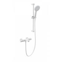 Смеситель для ванны с душем и термостатом WONZON & WOGHAND, Белый матовый (WW-C2018-A-MW)