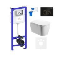 Комплект инсталляции и унитаза 7 в 1 Lavinia Boho Relfix Bell Pro Rimless 75110029