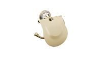 Бумагодержатель с крышкой Fixsen Bogema Gold FX-78510G