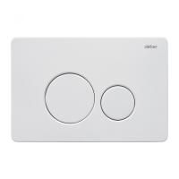 Кнопка смыва для инсталяции ABBER AC0121MW белая матовая