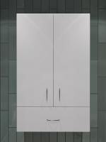 Orange СМАЙЛ SM-60SR1 шкаф для ванной, белый
Корпус: ЛДСП. Фасад: МДФ, пленка.
Полочка ЛДСП - 1 шт. Дверцы с механизмом доводчика.
Ящик с направляющими полного выдвижения.
Цвет: белый глянец. Фурнитура в цвете хром.
Габариты (ШхВхГл): 60х96х32 см