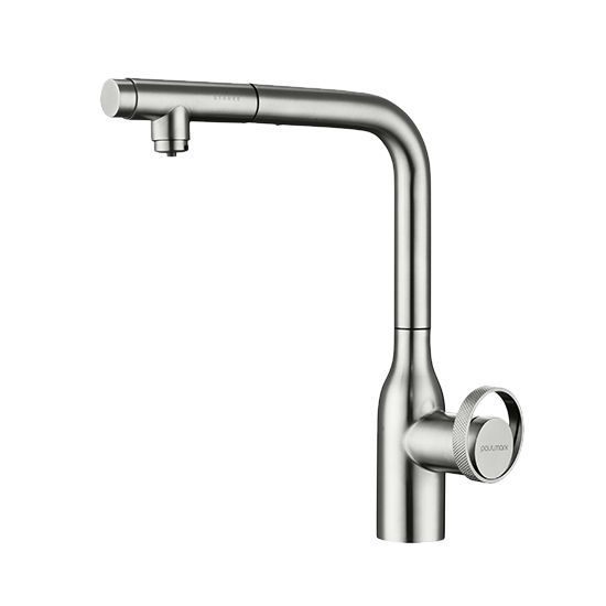Смеситель для кухни URBAN, брашированная сталь, Ur213104-BS, Paulmark