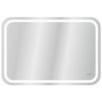 Зеркало Cersanit LED 051 design pro 80x55 с подсветкой bluetooth с антизапотеванием прямоугольное Ecom, KN-LU-LED051*80-p-Os