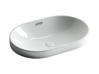 Умывальник Ceramicanova овальный встраиваемый сверху в столешницу Element 600x400x195мм