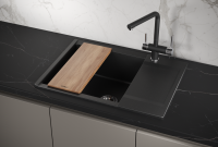 Мойка для кухни Granula Estetica 7003 шварц, 70х50 см, прямоугольная