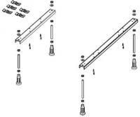 Ножки для акриловой ванны Riho Yukon POOTSET09