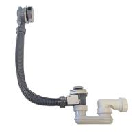 Перелив Triton п/а с сифоном плоский 600мм (металл), CK60PF
