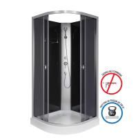 Душ.каб. Niagara Eco E90/13/TN/BK (900х900х2000) 3 места
