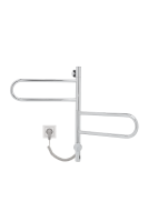 Полотенцесушитель электрический Vincea VTD-1R1CE 44x60, хром, таймер