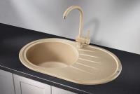 Кухонная мойка Granula ST-7601 бежевый