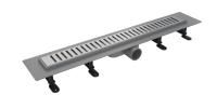 Дренажный канал Timo Smart 70см с решеткой STRIP из нержавеющей стали, SM-SG70-LS40(DRY)