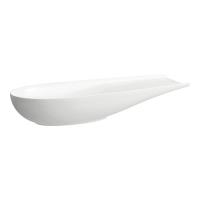 Накладная раковина Alessi One 100х38х17 см, с крышкой слива, с покрытием llc, l/r, санфарфор 8.1897.4.400.112.1