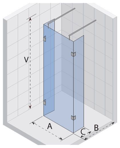 Душевая стенка Riho Polar P-202 GP34200 140 со свободным входом, стекло прозрачное, профиль хром