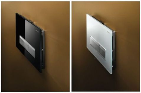 Cмывная клавиша Geberit Sigma 40 115.600.SI.1 со встроенной системой удаления запахов