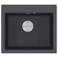 Мойка KANTE 60, IT-GRANIT, PM106052-AN, антрацит, 600х520 мм, Paulmark