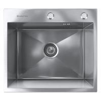 Кухонная мойка Ulgran  Steel 500x450, брашированная сталь