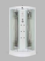 Душевая кабина Niagara Ultra NG-702-01N 100х100х220, низкий поддон 16 см, стекло полосатое