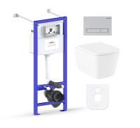 Комплект инсталляции и унитаза 6 в 1 Lavinia Boho Relfix Aveo Rimless 77050207