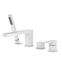 Смеситель на борт ванны TIMO Selene 2130/16Y, белый