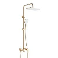 Душевая система Shevanik S4036G, золотой сатин