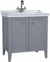 Тумба с раковиной VitrA Valarte 80 62154 серый матовый