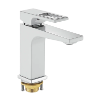 Смеситель для раковины Shevanik S9001F, белый/хром