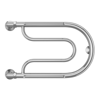 Полотенцесушитель водяной TERMINUS Фокстрот 1" БШ 320х500 без американок в комплекте