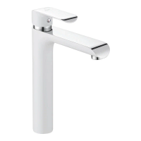 Смеситель для раковины Rose R21F R2111F, белый/хром