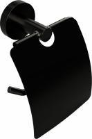 Держатель туалетной бумаги Bemeta Graphit 156112012 с крышкой