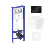 Комплект инсталляции и унитаза 6 в 1 Lavinia Boho Relfix Aveo Rimless 77040124