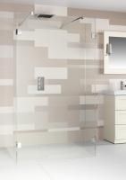 Душевая стенка Riho Polar P-202 GP34200 140 со свободным входом, стекло прозрачное, профиль хром