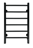 Полотенцесушитель Электрич. с/т GROIS Laura GR-131 400x 700 П6 RAL9005 U черный матовый