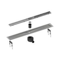 Душевой лоток (двухсторонняя решетка) TIMO Drain System DS230206/01, сатин