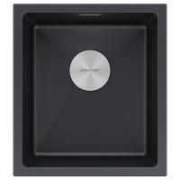 Мойка LUMI 41UNI, IT-GRANIT, LU41-AN, антрацит, 410х460, Paulmark