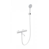 Смеситель для ванны с душем и термостатом WONZON & WOGHAND, Белый матовый (WW-A2006-A1-MW)