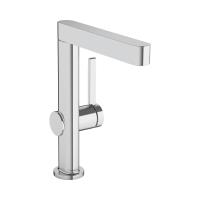 Hansgrohe Finoris Смеситель для раковины однорычажный 230 с поворотным изливом со сливным клапаном Push-Open хром 76060000