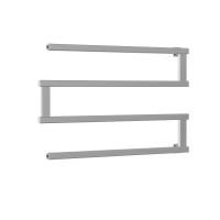 Полотенцесушитель водяной Stinox Optima 800x500, боковое подключение, хром, 1/2" ВР (внутренняя резьба), 4 перекладины