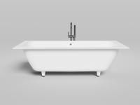 Ванна встраиваемая Salini ORLANDA AXIS 190x80 покраска по RAL полностью, S-Stone, матовый 103221MF