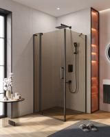Душевой уголок CEZARES SLIDER-AH-1-90-100/110-BR-NERO