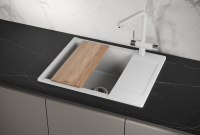 Мойка для кухни Granula Estetica 6202 арктик, 62х50 см, прямоугольная