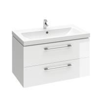 Тумба под раковину подвесная Cersanit LARA 80 для COMO 80 белый, SB-SZ-LARA-CO80/Wh