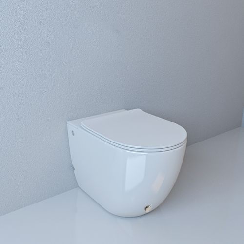 Унитаз BARBARIA Pulse приставной с функцией импульсного смыва Cerutti SPA CT7264