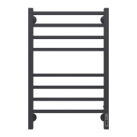 Полотенцесушитель электрический TERMINUS Ватикан П8 500х800 электро КС 9005 матовый