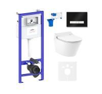 Комплект инсталляции и унитаза 7 в 1 Lavinia Boho Relfix Smart V-Clean 87561193