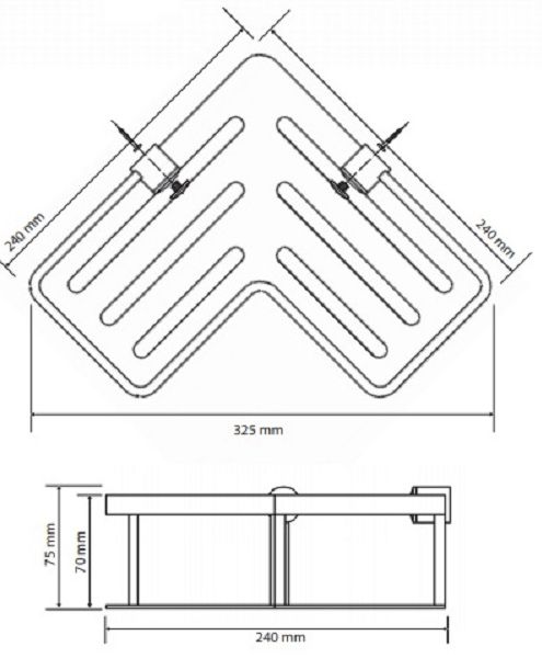 Мыльница для ванной Bemeta Cytro 146208102