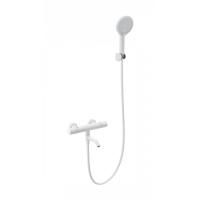 Смеситель для ванны с душем и термостатом WONZON & WOGHAND, Белый матовый (WW-B3013-A1-MW)